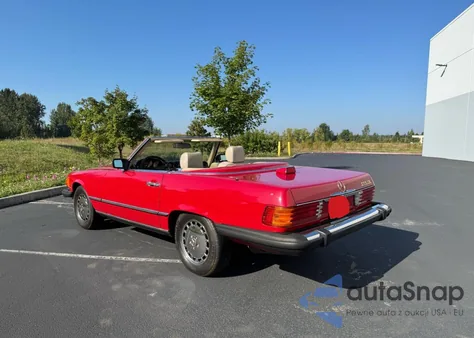 1987 Mercedes-Benz 560 Sl из США, поврежденный, VIN WDBBA48D3HA064333
